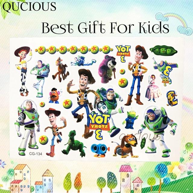 QUCIOUS Disposable Cartoon Super Wings Tattoos Temporary For Boys Kids Body Art Tatoo Sticker Flash Racing Cars DIY Tattoo Plane