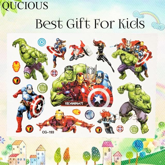 QUCIOUS Disposable Cartoon Super Wings Tattoos Temporary For Boys Kids Body Art Tatoo Sticker Flash Racing Cars DIY Tattoo Plane
