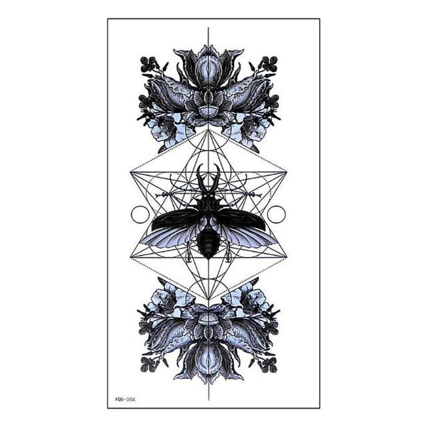 Sale Colorful Cartoon New tattoo sticker animal sticker disposable Black Bird fish Flower Deer Body Art Fake Water Transfer