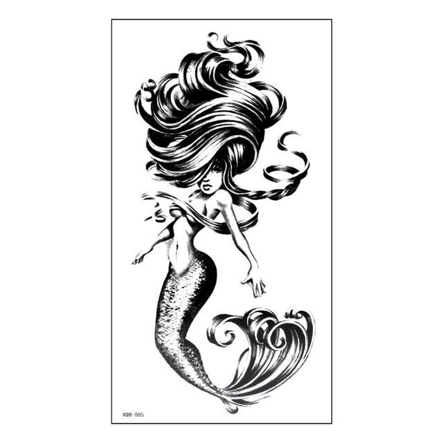 Sale Colorful Cartoon New tattoo sticker animal sticker disposable Black Bird fish Flower Deer Body Art Fake Water Transfer