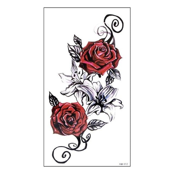 Sale Colorful Cartoon New tattoo sticker animal sticker disposable Black Bird fish Flower Deer Body Art Fake Water Transfer