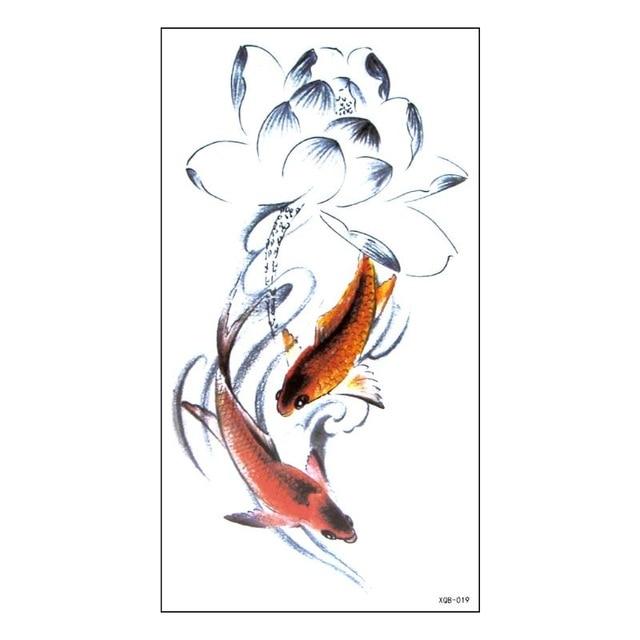 Sale Colorful Cartoon New tattoo sticker animal sticker disposable Black Bird fish Flower Deer Body Art Fake Water Transfer