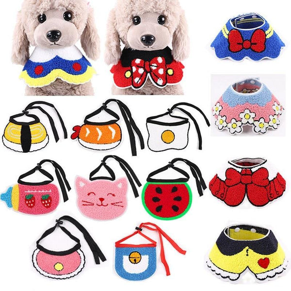 2019 New Cat Dog Bandana Bibs Scarf Collar Adjustable Pet Cute Neckerchief Scarf Waterproof Saliva Towel For Cats Dog Puppy