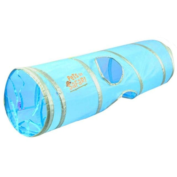 10 Color Funny Pet Tunnel Cat Play Rainbown Tunnel Brown Foldable 2 Holes Cat Tunnel Kitten Toy Bulk Toys Rabbit Tunnel Cat Cave