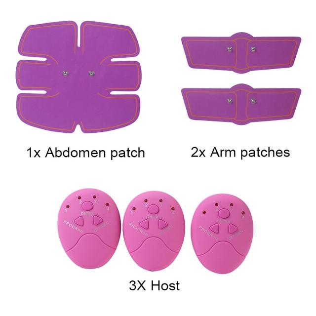 Electronic EMS Exerciser Muscle Training Device Body Abdominal Toning Stimulator Fitness Accessories Sports Slimming Massager