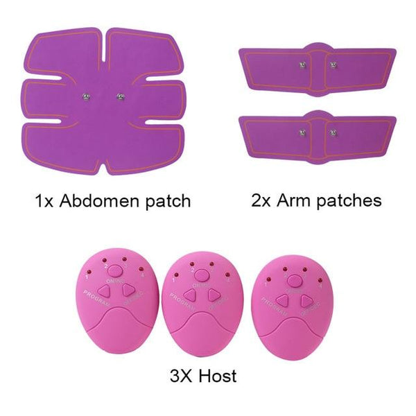 Electronic EMS Exerciser Muscle Training Device Body Abdominal Toning Stimulator Fitness Accessories Sports Slimming Massager