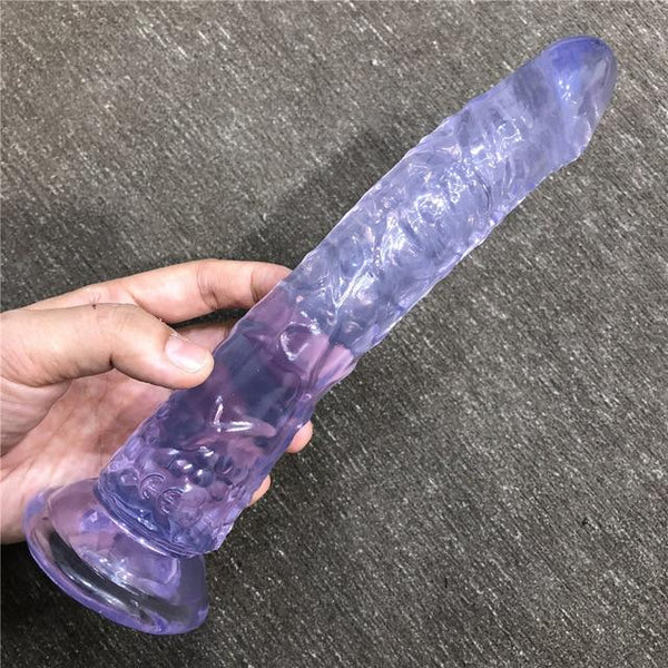 Erotic Soft Jelly Dildo Realistic Bullet Vibrator Anal Dildo Strap On Big Penis Suction Cup Toys for Adult Sex Toys for Woman