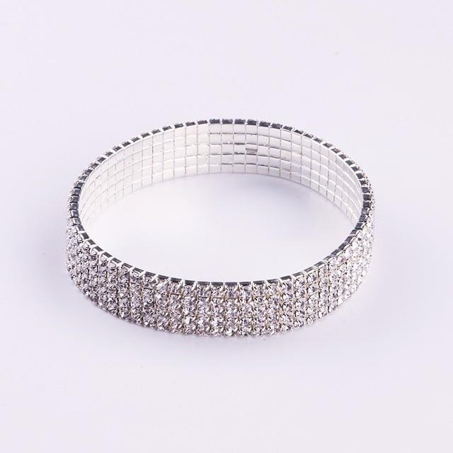 Fashion Bling Dog Cat Jewelry Rhinestone Collar Pet Crystal Diamond Elasticity Necklace Pet Dog Accessories Mascotas.