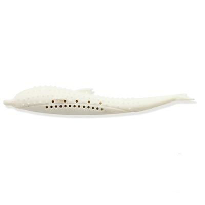 Soft Silicone Mint Fish Cat Toy Catnip Pet Toy Clean Teeth Toothbrush Chew Cats Toys