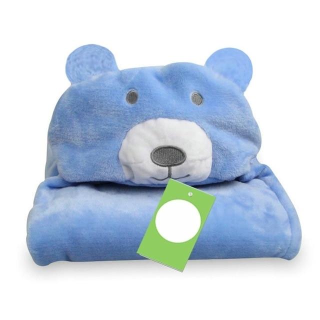 Cute Animal Baby Bathrobe Comfortable Babies Blanket Kids Hooded Bathrobe Toddler Baby Bath Towel Kids Bath Robe Washcloth