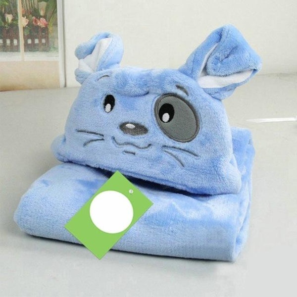 Cute Animal Baby Bathrobe Comfortable Babies Blanket Kids Hooded Bathrobe Toddler Baby Bath Towel Kids Bath Robe Washcloth