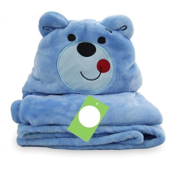 Cute Animal Baby Bathrobe Comfortable Babies Blanket Kids Hooded Bathrobe Toddler Baby Bath Towel Kids Bath Robe Washcloth