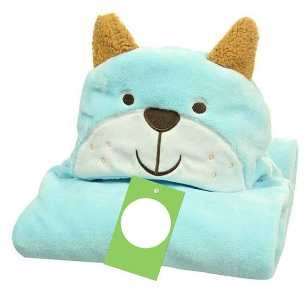 Cute Animal Baby Bathrobe Comfortable Babies Blanket Kids Hooded Bathrobe Toddler Baby Bath Towel Kids Bath Robe Washcloth