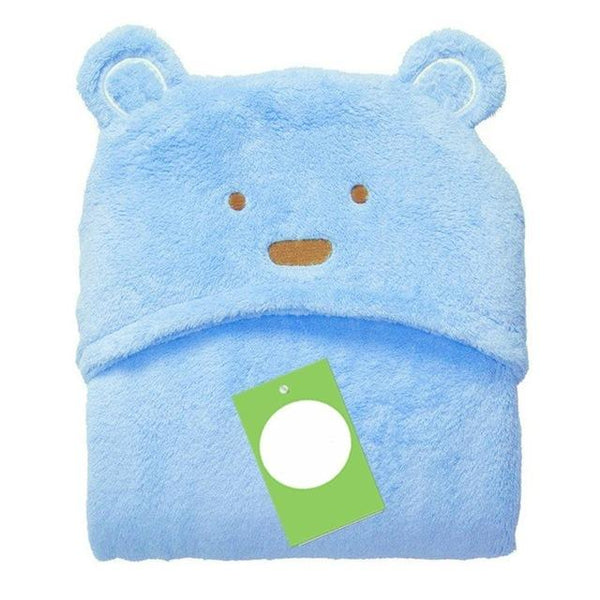 Cute Animal Baby Bathrobe Comfortable Babies Blanket Kids Hooded Bathrobe Toddler Baby Bath Towel Kids Bath Robe Washcloth