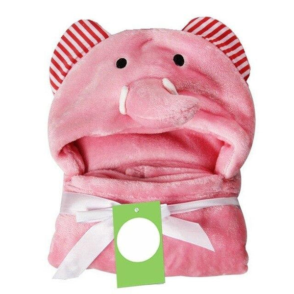 Cute Animal Baby Bathrobe Comfortable Babies Blanket Kids Hooded Bathrobe Toddler Baby Bath Towel Kids Bath Robe Washcloth