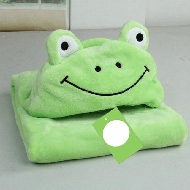 Cute Animal Baby Bathrobe Comfortable Babies Blanket Kids Hooded Bathrobe Toddler Baby Bath Towel Kids Bath Robe Washcloth