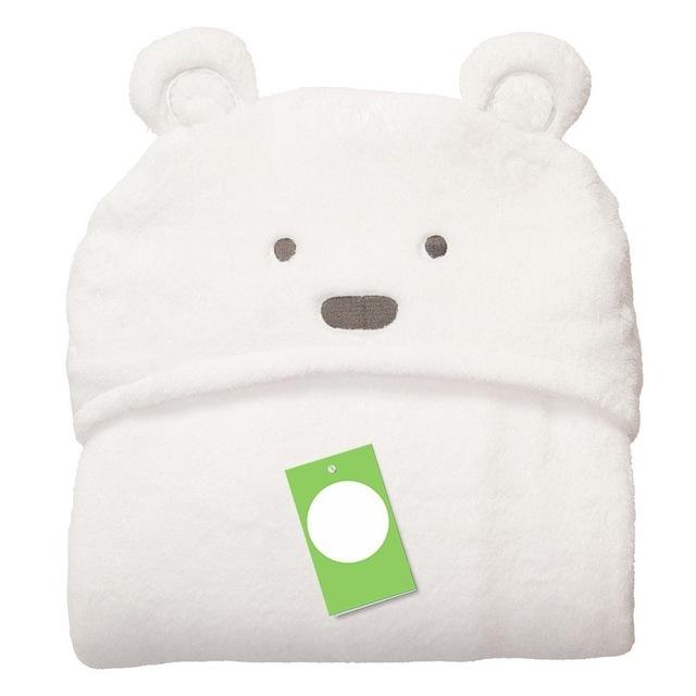 Cute Animal Baby Bathrobe Comfortable Babies Blanket Kids Hooded Bathrobe Toddler Baby Bath Towel Kids Bath Robe Washcloth