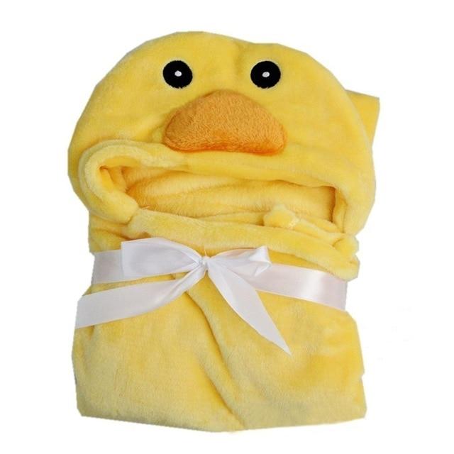 Cute Animal Baby Bathrobe Comfortable Babies Blanket Kids Hooded Bathrobe Toddler Baby Bath Towel Kids Bath Robe Washcloth
