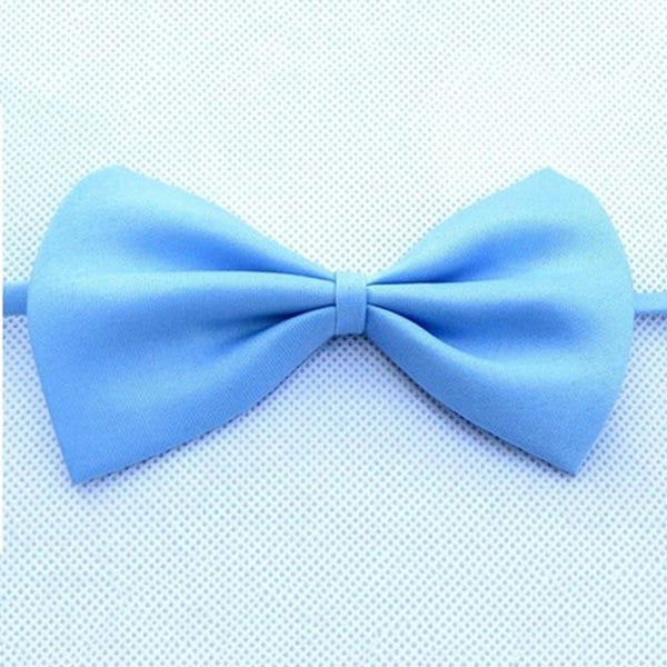 Collars Cute Solid Color Adjustable Cat Bowtie Pet Dog Collar Bowknot Necktie Bow Dog collar accessories Pet Supplyï¼
