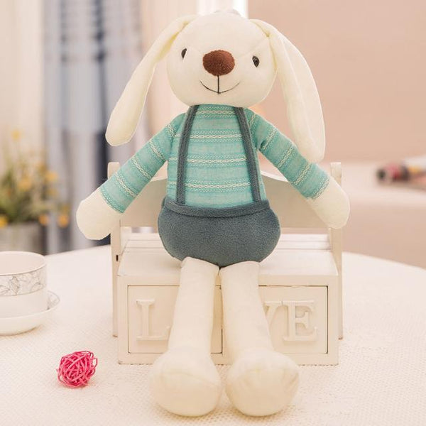 40cm Cute Bunny Plush Rabbit Toy Soft Cloth Stuffed Rabbit Easter Gift Decor Baby Appease Toys For Children Kids Newyear Gift