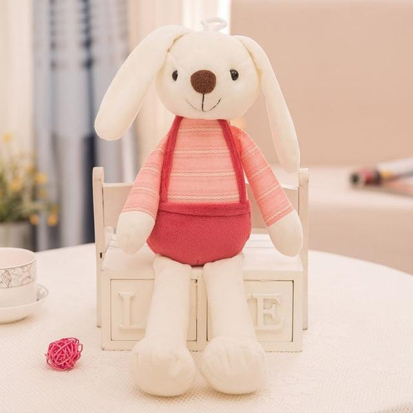 40cm Cute Bunny Plush Rabbit Toy Soft Cloth Stuffed Rabbit Easter Gift Decor Baby Appease Toys For Children Kids Newyear Gift