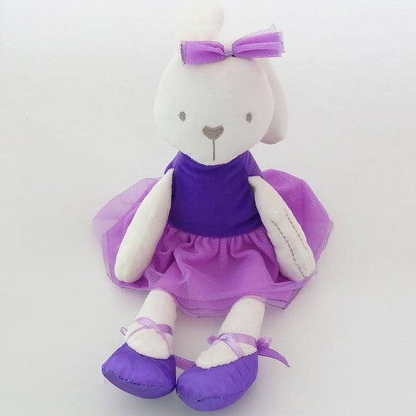 40cm Cute Bunny Plush Rabbit Toy Soft Cloth Stuffed Rabbit Easter Gift Decor Baby Appease Toys For Children Kids Newyear Gift