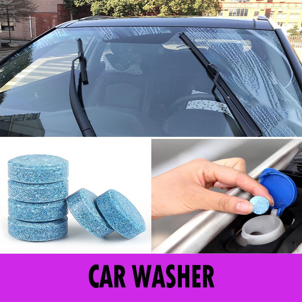 multifunctional effervescent Tablets super window cleaner Car cleaning accessories Windshield Glass Compact Cleaner