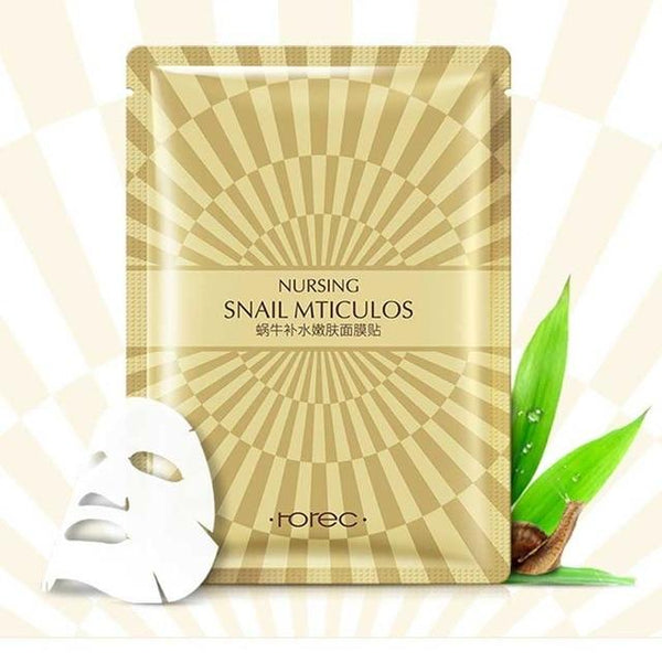 BIOAQUA Snail Skin Care Facial Mask Moisturizing Whitening Oil Control Blackhead Remover Shrink Pore Seaweed Mask Face Skin Care