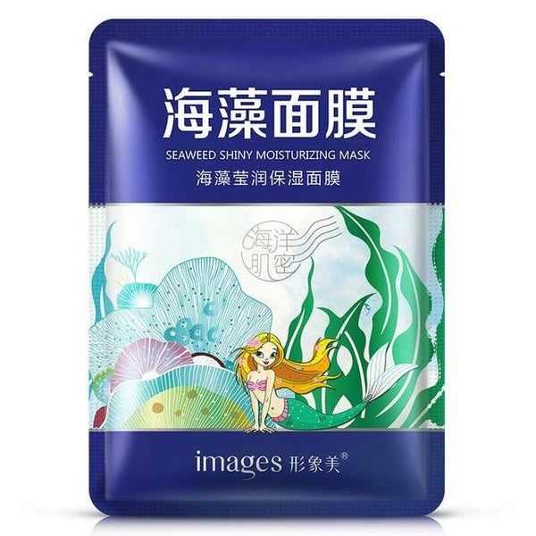 BIOAQUA Snail Skin Care Facial Mask Moisturizing Whitening Oil Control Blackhead Remover Shrink Pore Seaweed Mask Face Skin Care