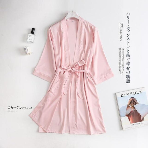 Chinese Women Rayon Embroidery Bride Bridesmaid Kimono Bathrobe Dress Sexy Mini Sleep Nightshirt Sleepwear Wedding Robes S0102