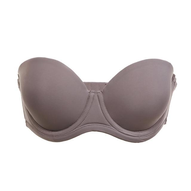 Women's Underwire Contour Multiway Strapless Plus Size Bra