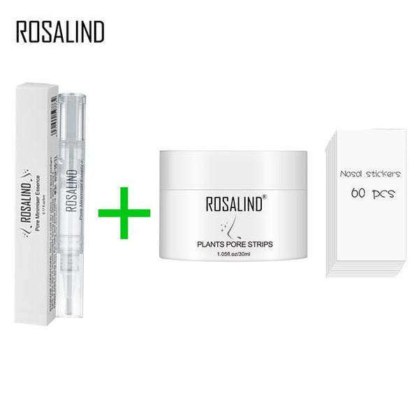 ROSALIND Face Masks Facial From Black Dots Remove Deep Cleaning Blackhead Nose Peeling Off Shrink Pore whitening Cream Skin Care