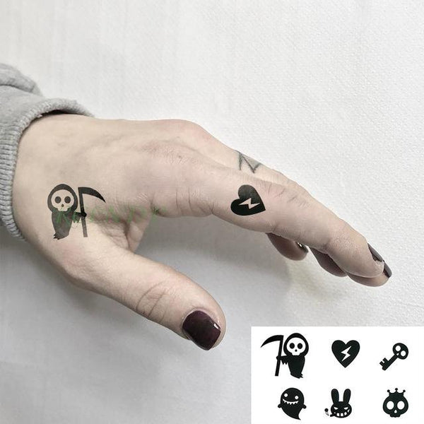 Waterproof Temporary Tattoo Sticker Sun Moon Fake Tatto Flash Tatoo Tatouage hand foot arm For Men Women girl