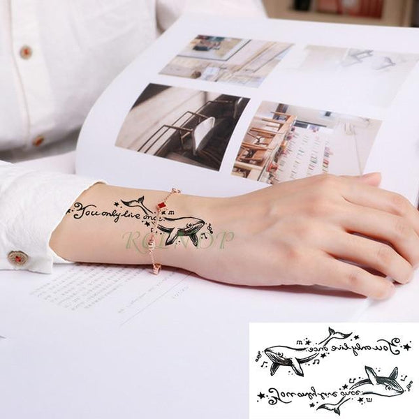 Waterproof Temporary Tattoo Sticker Sun Moon Fake Tatto Flash Tatoo Tatouage hand foot arm For Men Women girl