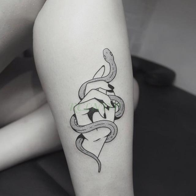 Waterproof Temporary Tattoo Sticker Sun Moon Fake Tatto Flash Tatoo Tatouage hand foot arm For Men Women girl