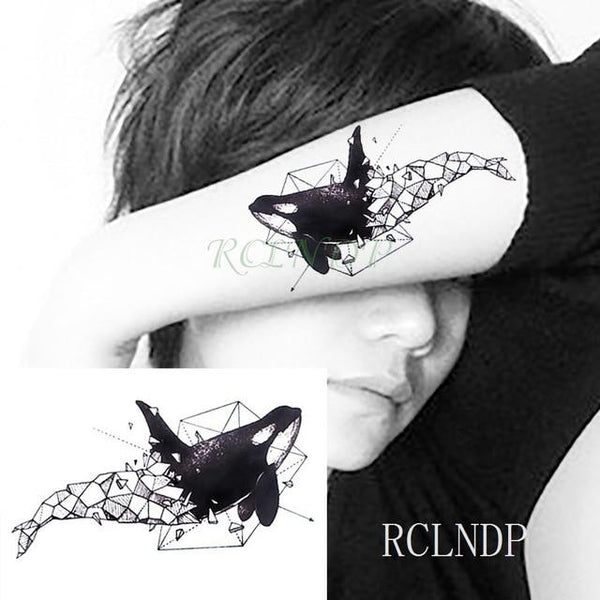Waterproof Temporary Tattoo Sticker Sun Moon Fake Tatto Flash Tatoo Tatouage hand foot arm For Men Women girl