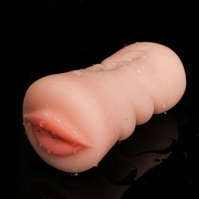 Real Vagina Sex Toys for Men Pocket Pussy Erotic Mouth Anal Male Masturbator Silicone Soft Tight Oral Butt Vaginal Aircraft Cup