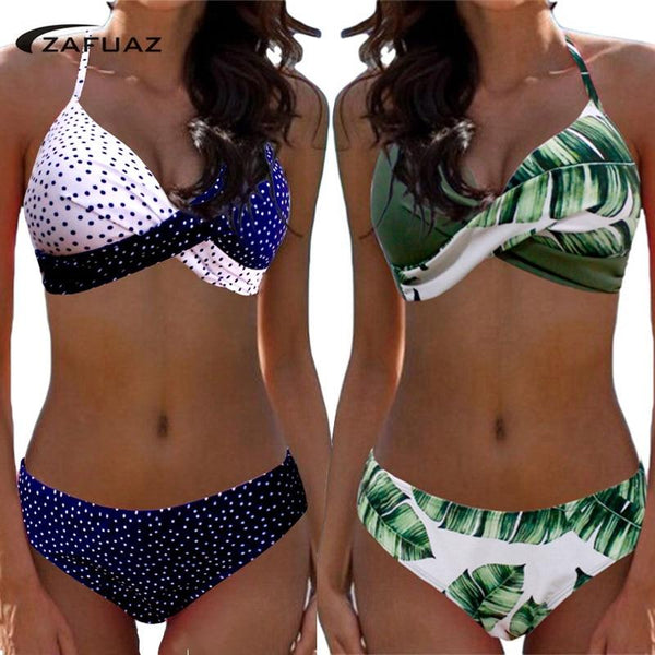 ÐºÑƒÐ¿Ð°Ð»ÑŒÐ½2019 Bikini Push Up Swimwear Women Swimsuit Plus Size Swimwear Patchwork Shorts Two-Pieces Swimming Bathing Suits Tankini
