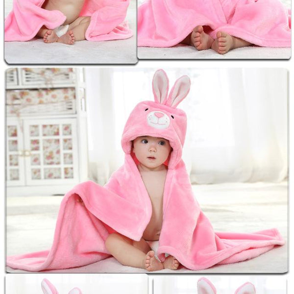 Designs Hooded Animal Model Cloak Baby Bathrobe/Cartoon Baby Towel/Character Kids Bath Robe/ Bath Towel