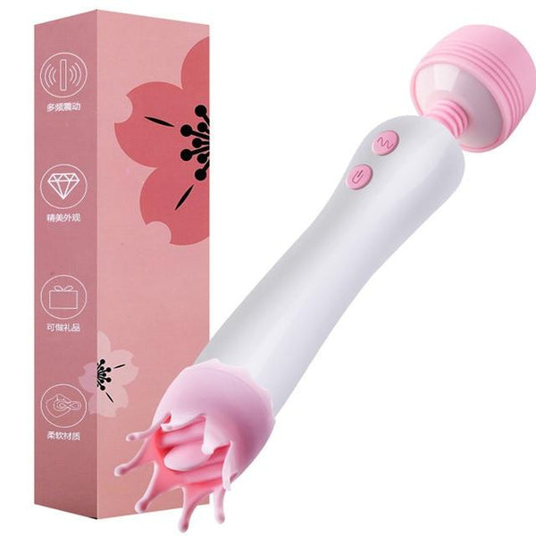 Tongue Dildo Vibrator For Women Heating Nipple Sucker Tight Oral Licking Clitoris Stimulate Masturbate Erotic Sex Toys for Woman