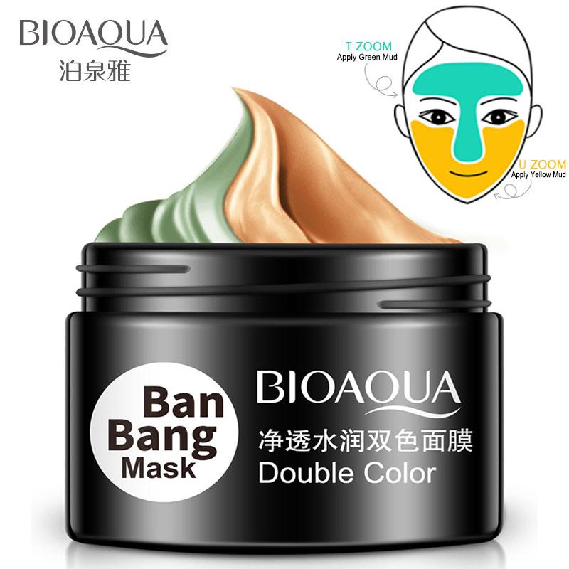 BIOAQUA Ban Bang Mask Mask For Face Moisturizing Anti-Aging Mud Deep Cleansing Skin Pore Acne Blackhead Treatment Facial Masks