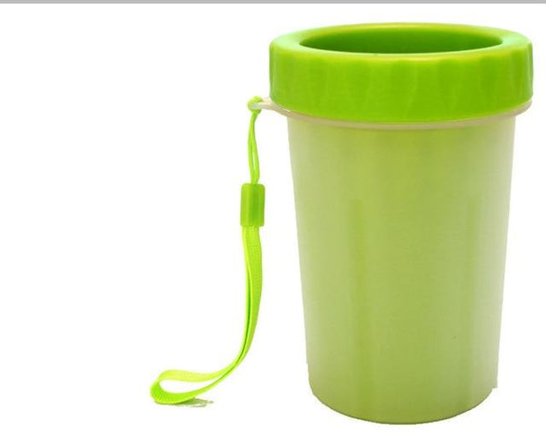 wash clean dog foot Pet dog quick easy convenient foot wash claw brush cup plastic silicone soft cleaning tool