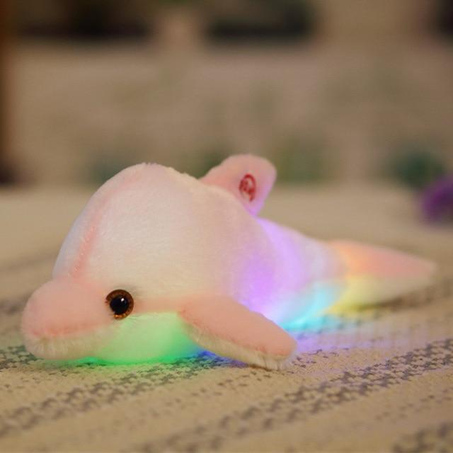 32/50cm Big Colorful Glowing Teddy Bear Luminous Plush Toys Kawaii Light Up Led Teddy Bear Stuffed Toys Doll Kids Christmas Gift