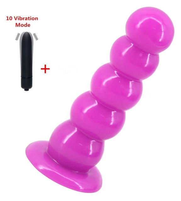 Huge Anal Beads Vagina Nipple Stimulator Prostate Massager Male Masturbator Big Dildo Butt Plug Vibrator Sex Toys For Women Men