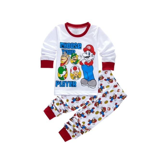 Children's Clothing Sets Boys Sleepwear Clothes Kids Batman Pajamas Set Baby Girls Cotton Cartoon Pijamas Spring Autumn Pyjamas
