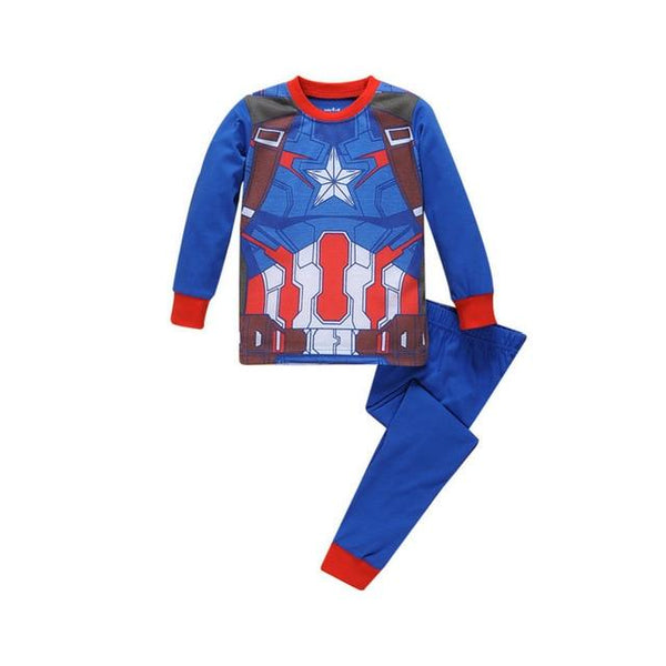 Children's Clothing Sets Boys Sleepwear Clothes Kids Batman Pajamas Set Baby Girls Cotton Cartoon Pijamas Spring Autumn Pyjamas