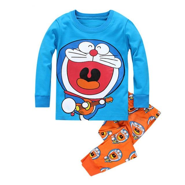Children's Clothing Sets Boys Sleepwear Clothes Kids Batman Pajamas Set Baby Girls Cotton Cartoon Pijamas Spring Autumn Pyjamas