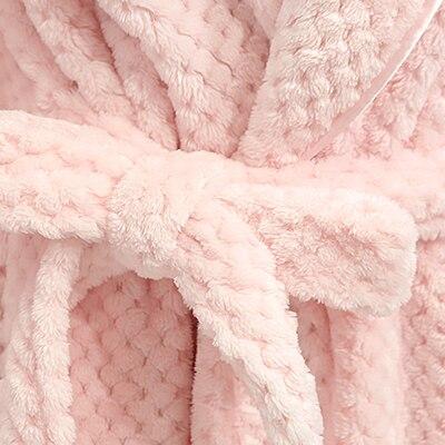 Men Winter Extra Long Thick Warm Grid Flannel Bathrobe Mens Luxury Kimono Bath Robe Women Sexy Robes Male Thermal Dressing Gown
