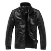 WENYUGH 2019 New Fashion Autumn Male Leather Jacket Plus Size