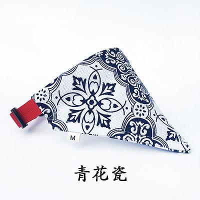 16 Colors Cat Dog Bandana Bibs Scarf Collar Adjustable Pet Neckerchief Scarf Waterproof Saliva Towel for Small Medium Large Dogs
